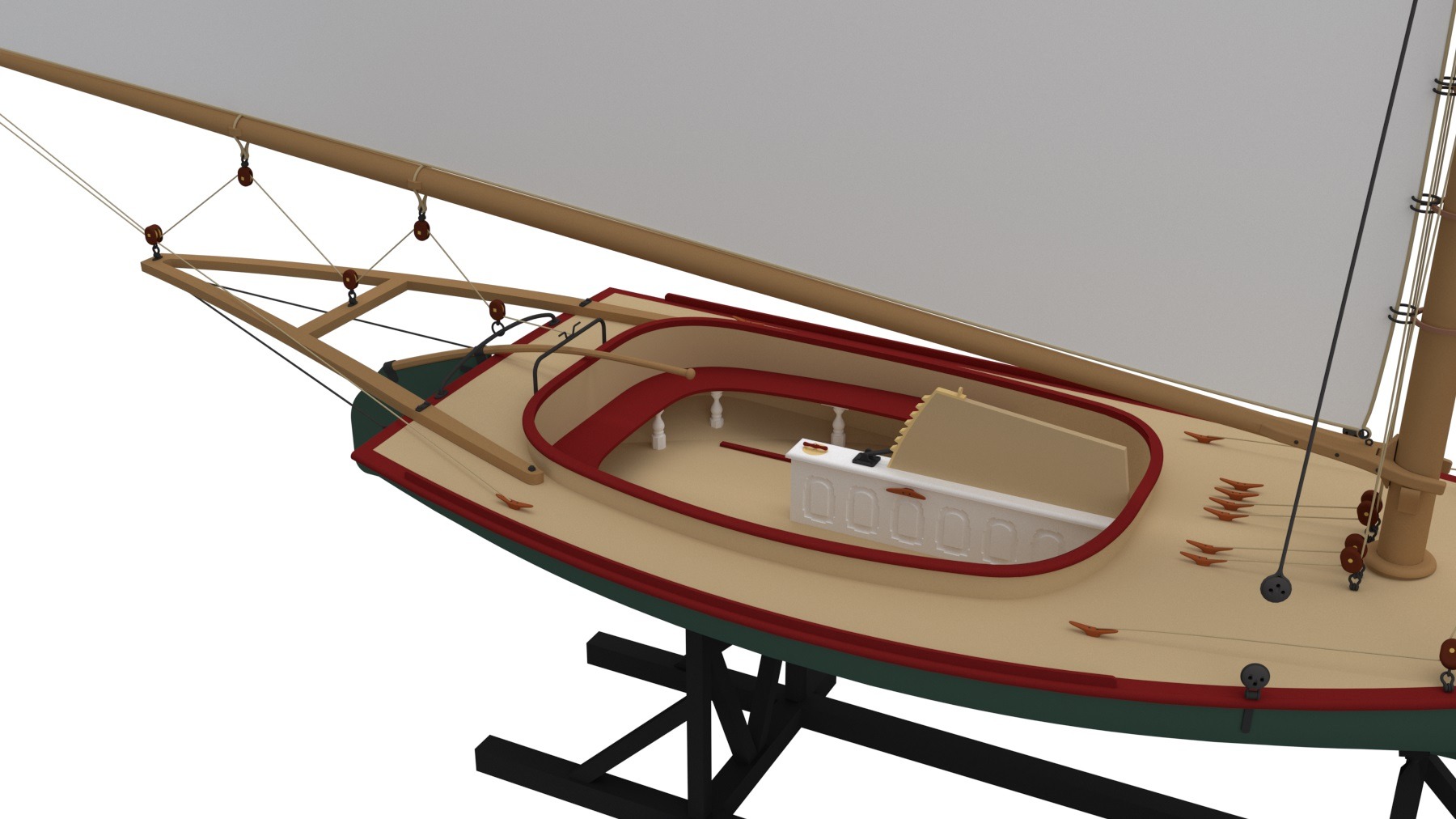 3 Сборная модель "Швертбот "Кузнечик" 1:48 (делюкс) — изображение 3