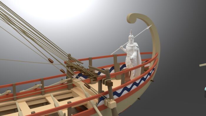 Сборная модель "Греческая унирема "АРГО"+фигурка Ясона 1:72 — изображение 2