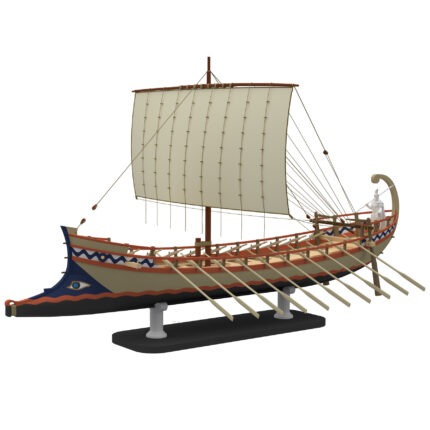 Сборная модель "Греческая унирема "АРГО"+фигурка Ясона 1:72