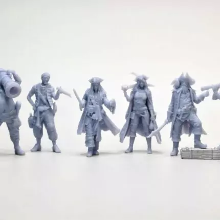 Набор фигурок пиратов 6шт. 1:72