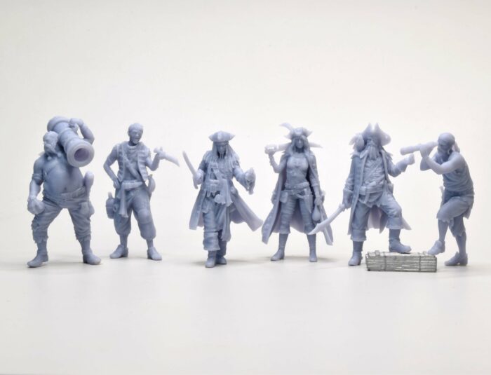 Img0531 Набор фигурок пиратов 6шт. 1:72 — изображение 1