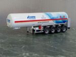 Полуприцеп газовоз 4-х осный "Газпром" готовая модель 1:43 ПОД ЗАКАЗ — изображение 3