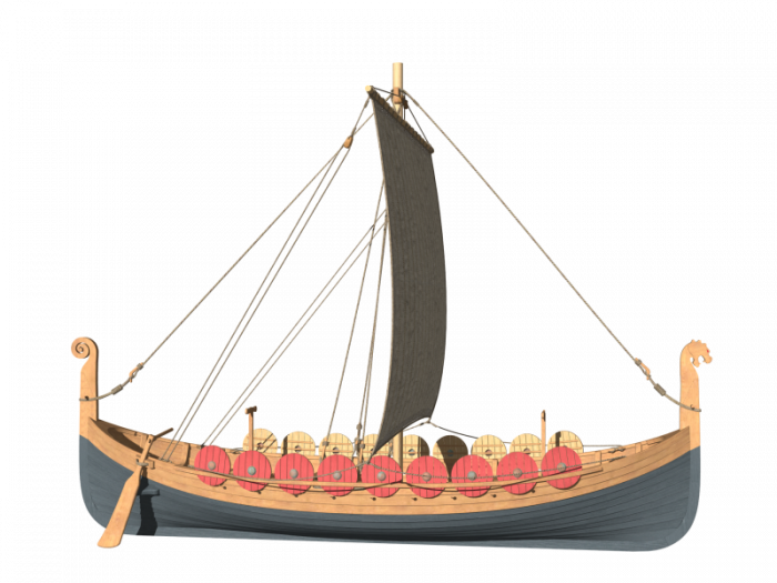 Сборная модель "Варяжская ладья" 1:48 — изображение 4