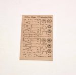 Станок для пушки XVIIIвек. 25мм. 1:64 (2шт) — изображение 2