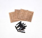 Набор для сборки корабельных пушек XVIIIвек. 1:100 (12шт)